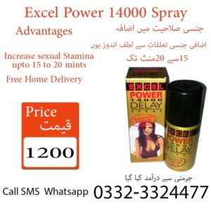 Original Excel Power 14000 Timing Delay Spray