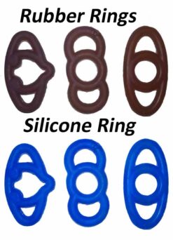 Hard Erection Rubber Ring / Silicone Ring (Pack of 3 Ring)